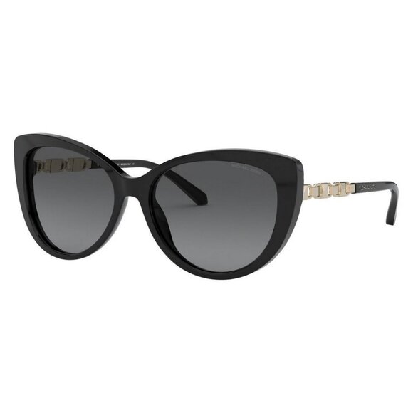 Michael Kors Women\'s Cat Eye Sunglasses 56-16-140 Black Gold MSRP212 main image 4